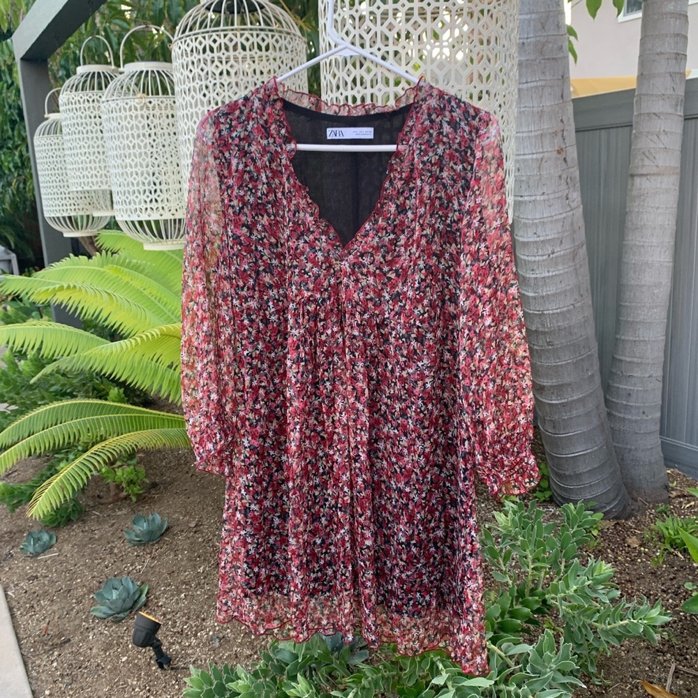 ZARA floral summer dress